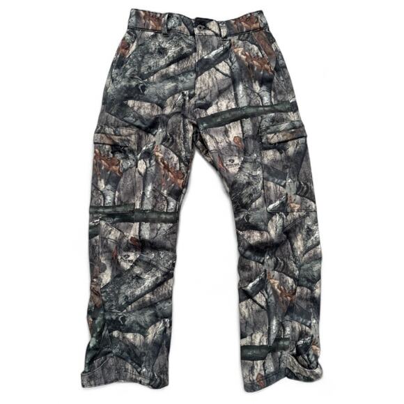 LL Bean Men's Ridge Runner Storm Hunting Pants Camo Lined Rain Snow Pants 32 - Picture 3 of 7